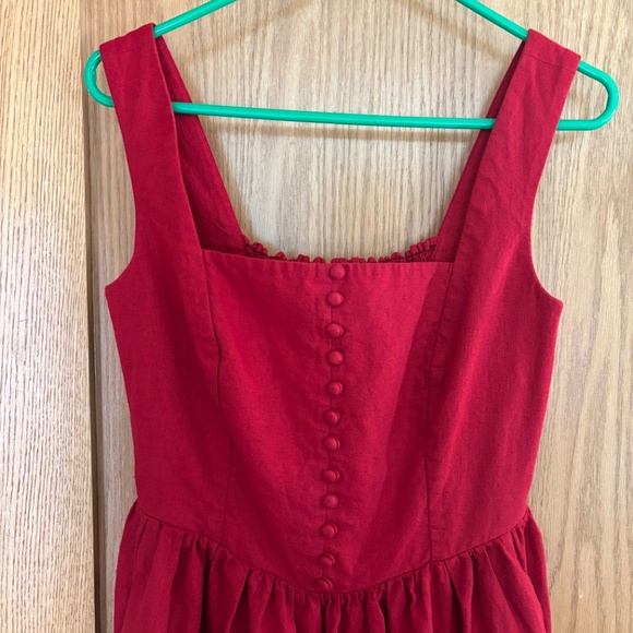 Gaala x Shirinatra Lizzy Pinafore Dirndl Dress, Red Size 40 Large. Sold Out! - Picture 2 of 12